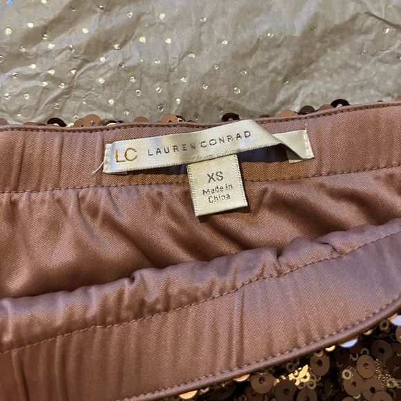 Lauren Conrad sequin mini skirt - Picture 7 of 13